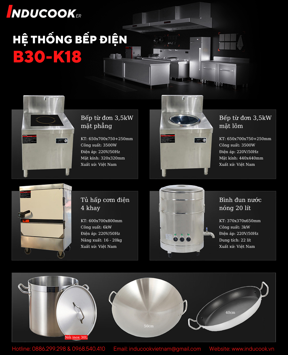 Bếp điện từ B30-K18