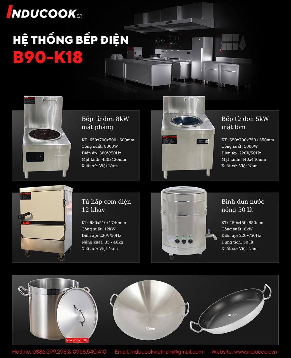 bếp điện từ B90-K18