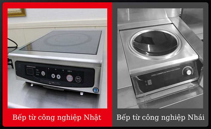 Phân biệt giữa bếp từ công nghiệp của Nhật và hàng Nhái