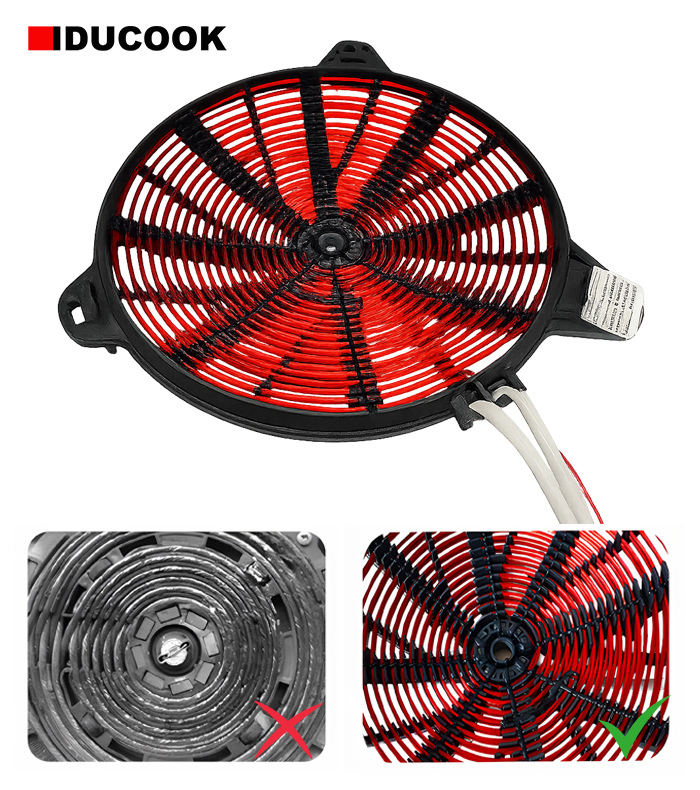Mâm nhiệt bếp từ mặt lõm 5000w