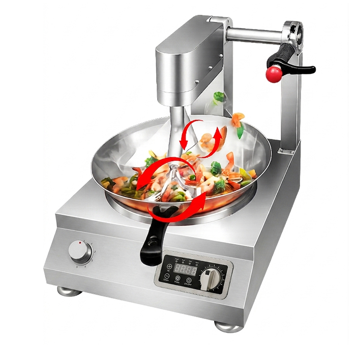 bếp chảo xào tự động công nghiệp