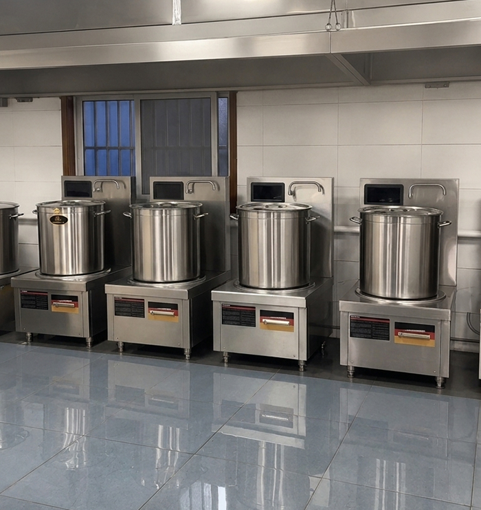 bếp hầm đơn công nghiệp 15kw